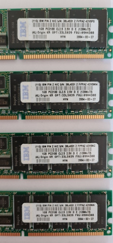 Memória Ibm 1gb Ddr 266mhz Cl2.5 Ecc (Usado)