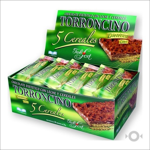 Torroncino 5 Cereales Dietetico X 30u De 23grs Felfort
