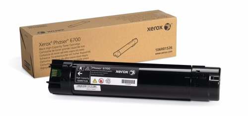 Toner Xerox Negro 106r01526 Alta Capacidad Para Phaser 6700