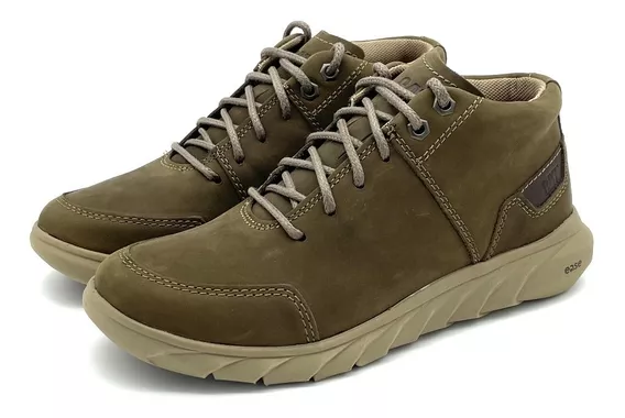 Zapatillas Cuero Hombre Botas Caterpillar Camber Hi Gri