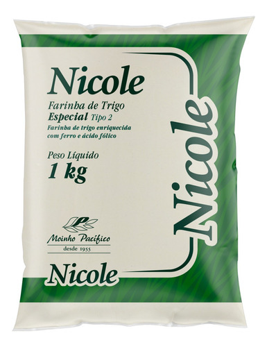 Farinha de Trigo Tipo 2 Nicole Pacote 1kg