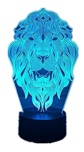 Luz De Noche 7 Animal Que Cambia De Color Led Lampara