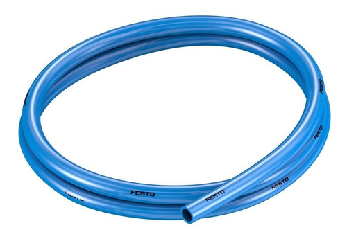 Imagen 1 de 4 de Manguera Festo Tubo Flexible Pun-h-10x1,5-bl Azul X 10mts.