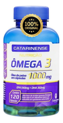 Omega 3 Catarinense Legitimo Corpo Perfeito Fish Oil Com 120