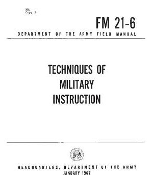 Libro Fm 21-6 Techniques Of Military Training, By United ...
