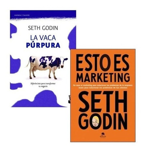 Pack Seth Godin - La Vaca Purpura + Esto Es Marketing