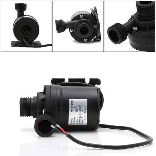 Mini Bomba 12v 800l/h 19w Pra Circulacao Agua Quente