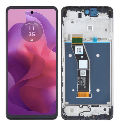 Pantalla Táctil Lcd Con Marco Para Motorola Moto G24 Xt2423