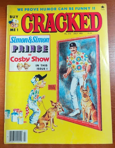 Revista Cracked July 1985 Numero 212 Printed In U S A