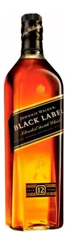 Whisky Johnnie Walker Black Label 1l Escoces X 4 Unidades