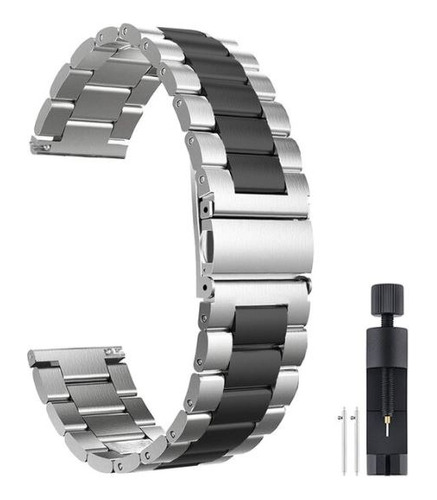 Correa Metálica Para Samsung Galaxy Watch3/gears3 46mm-22mm