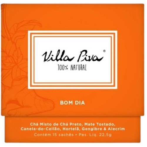 Kit 3x: Chá Misto Bom Dia Villa Piva 15 Sachês