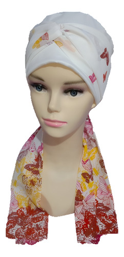 Turbante Para Mujer Oncológico Con Banda Elegante, Tyamia