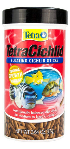 Tetra Cichlid Sticks 75gr Alimento Palitos Peces Ciclidos 