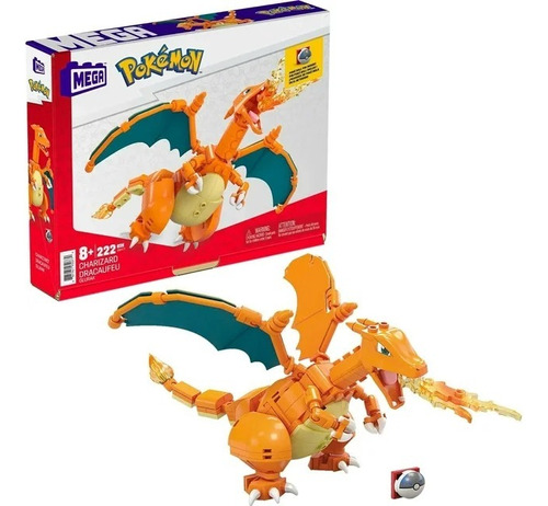 Lego Pokemon Charizard Construction Set De 222 Piezas Niños