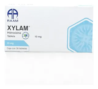 Xylam Hidroxizina 10mg C/30 Tabletas Raam