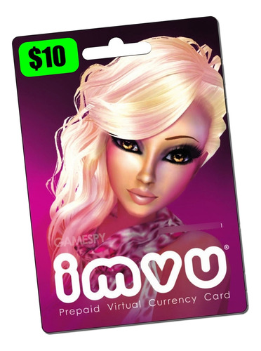 Imvu 10 Dólares Tarjeta Gift Card / Código Original Digital