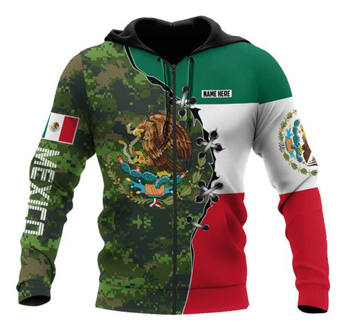 Animal Personalizado Sudadera Mexicana Con Capucha 3d