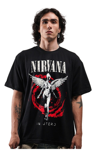 Camiseta Nirvana In Utero Rock Activity