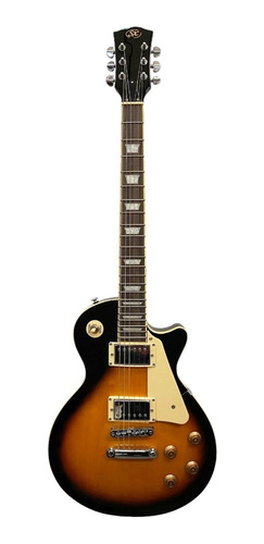 Imagen 1 de 1 de Guitarra eléctrica SX EE Series EE3 les paul de aliso 2000 vintage sunburst brillante con diapasón de palo de rosa