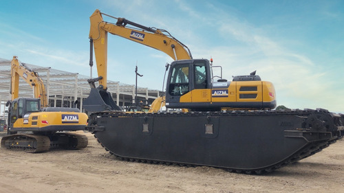 Imagem 3 de 8 de Escavadeira Anfíbia | Aizm Machines