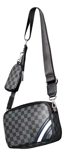 Bandolera De Viaje C/ Bolsa Accesorio Hombre Neceser Negro