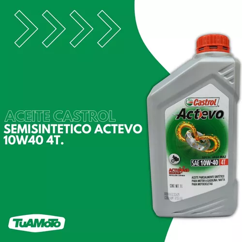 Aceite Castrol 10w40 Actevo Part 1 Unidad Semi-sintético
