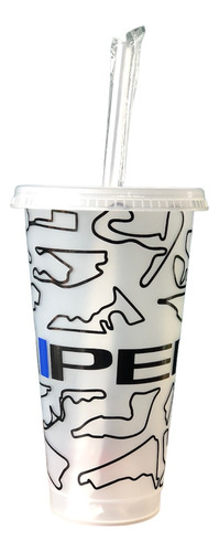 Vaso Pitillo Formula 1 Pistas Checo Pérez Transparente