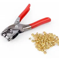 Comprar Pinza Colocadora De Ojalillos Ojal Ojales + 30 Ojalillos