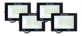 Pack X 4 Reflectores Led 30w Exterior Proyector