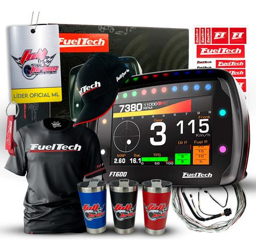 Fueltch Ft600 C/ Chicot+mega Brindes Camiseta Bordo Gel Bp