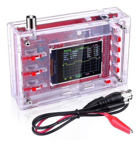 Mini Osciloscopio Digital Dso138+ Carcasa Dso + Fuente 9v 1a (Usado)