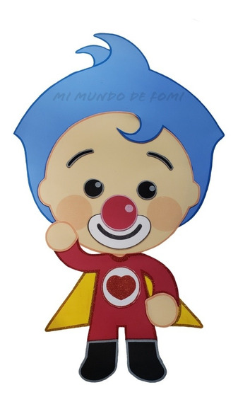 Payaso Plim Plim. Figura De Foamy/goma Eva. Mide 90 Cm | Meses sin intereses Payaso Plim Plim. Figura De Foamy/goma Eva. Mide 90 Cm | Meses sin intereses