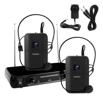 Comprar Set X 2 Micrófonos Inalámbricos Gadnic Vincha Ideal Karaoke