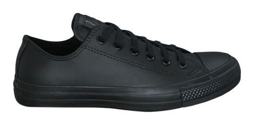 tênis couro converse chuck taylor all star monochrome preto