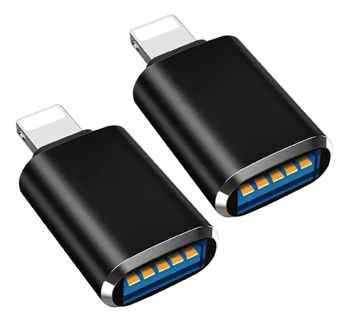 Adaptador USB C a Lightning, adaptador OTG iOS, adecuado para conectar  teléfonos, tabletas, unidades flash USB, lectores de tarjetas, ratones y