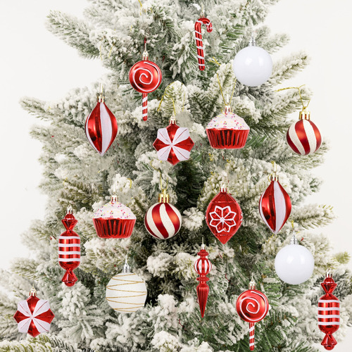 ( 24 Piezas De Colgantes For Árboles De Navidad,