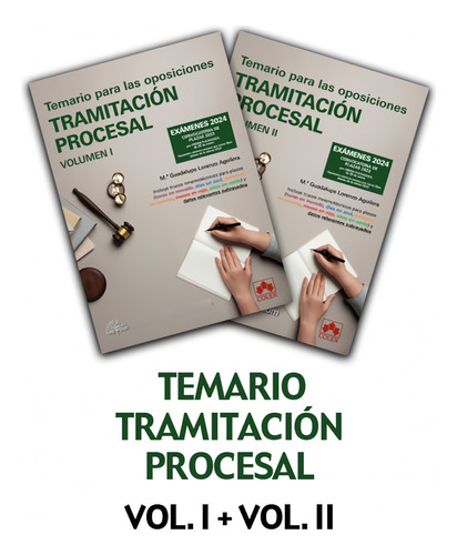 024 Temario Tramitacion Procesal Vol I Y Ii  -  Vv.aa.