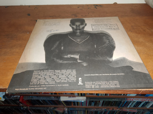 Grace Jones Tibia Piel Lp Original Arg 1980 (Usado)