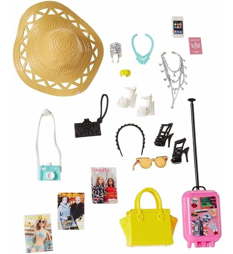 Barbie Pink Passport Vacation Barbie Muñeca De Vacaciones