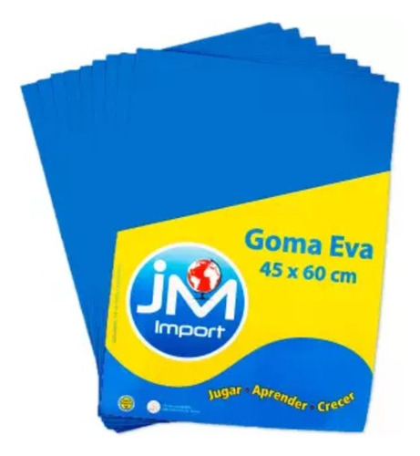 Goma Eva Pliego 40 X 60 Pack 5 Un 