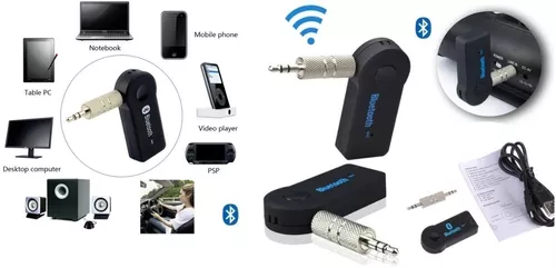 Receptor Bluetooth Usb Auto Microfono Manos Libres Parlantes