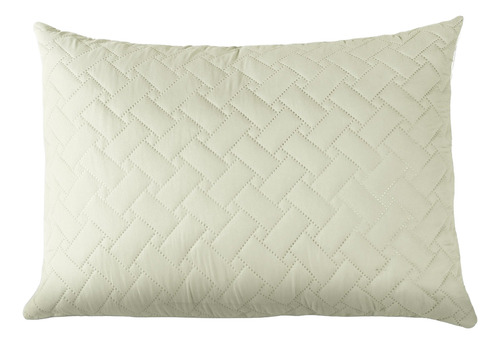 2 Protectores Acolchado Para Almohada Color Beige Liso