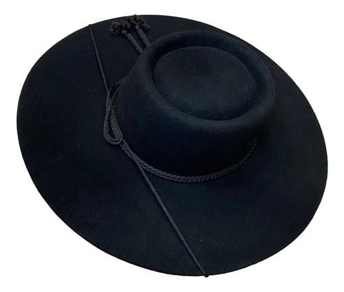Sombrero De Huaso - Paño Negro - Corralero Sastrería-.