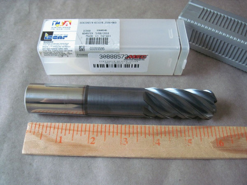 Iscar 3355595 Solid Carbide End Mill, 1 X 2 X 6 , .250 Jjh