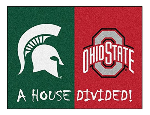 Fanmats 22316 Michigan State / Ohio State House Alfombra Div