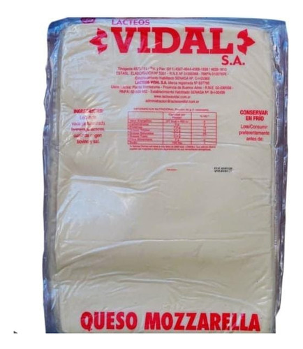 Muzzarella Vidal 