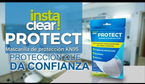 Mascarilla Kn95 Instaclear Protect (5 Capas, Certificada)