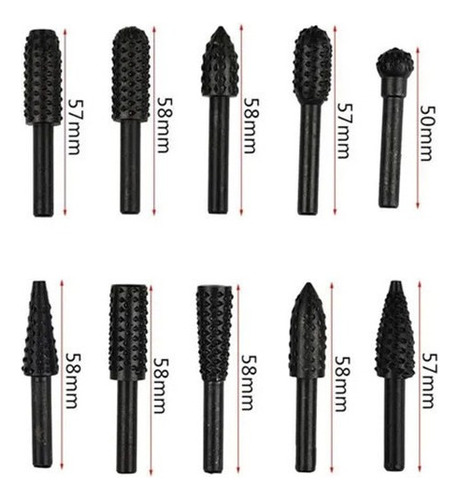 Cuchillo For Tallar Madera Taladro Rotativo 10pcs