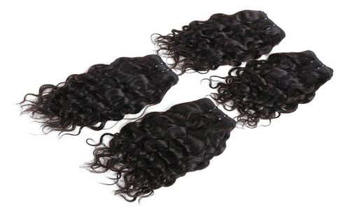 Cortina De Pelo Remy 100% Natural, 35 Cm, 200 G, Color Agua